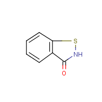 1,2-Benzisothiazolin-3-one formula graphical representation