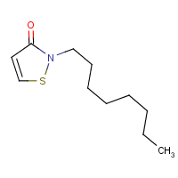 Octylisothiazolinone formula graphical representation