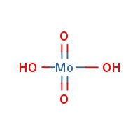 Diammonium dimolybdate formula graphical representation