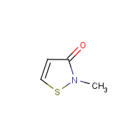 Methylisothiazolinone formula graphical representation