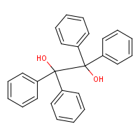 Benzopinacol formula graphical representation