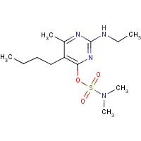 Bupirimate formula graphical representation