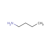 n-Butylamine formula graphical representation