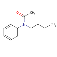 N-Butylacetanilide formula graphical representation