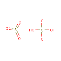 Oleum formula graphical representation