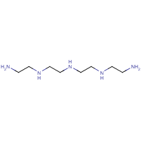 Tetraethylenepentamine formula graphical representation