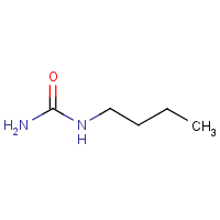 N-Butylurea formula graphical representation