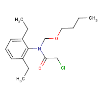 Butachlor formula graphical representation