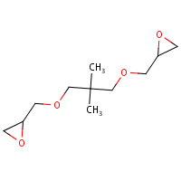 Neopentyl glycol diglycidyl ether formula graphical representation