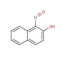 1-Nitroso-2-naphthol formula graphical representation