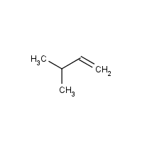 3-Methyl-1-butene formula graphical representation