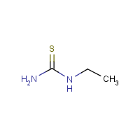 N-Ethylthiourea formula graphical representation