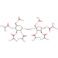 Sucrose acetate isobutyrate formula graphical representation