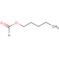 n-Amyl formate formula graphical representation