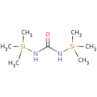 1,3-Bis(trimethylsilyl)urea formula graphical representation