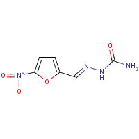 Nitrofurazone formula graphical representation