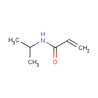 N-Isopropylacrylamide formula graphical representation