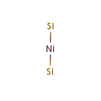 Nickel silicide formula graphical representation
