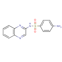 Sulfaquinoxaline formula graphical representation