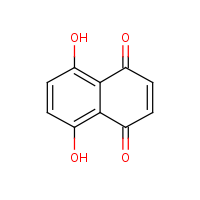 Naphthazarin formula graphical representation