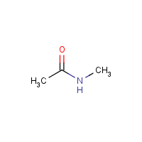 N-Methylacetamide formula graphical representation