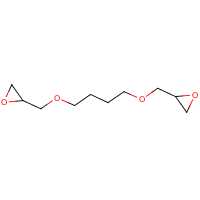 1,4-Butanediol diglycidyl ether formula graphical representation