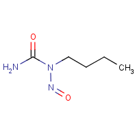 N-Nitroso-N-butylurea formula graphical representation