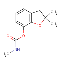 Carbofuran formula graphical representation