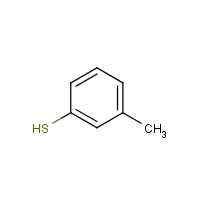 3-Thiocresol formula graphical representation