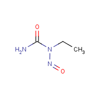 N-Nitroso-N-ethylurea formula graphical representation