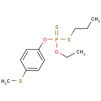 Sulprofos formula graphical representation