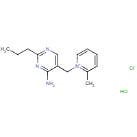 Amprolium hydrochloride formula graphical representation