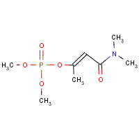 Dicrotophos formula graphical representation