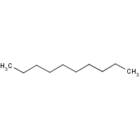 n-Decane formula graphical representation