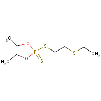 Disulfoton formula graphical representation