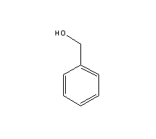 Benzyl alcohol formula graphical representation