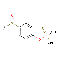 Fensulfothion formula graphical representation