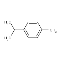 p-Cymene formula graphical representation