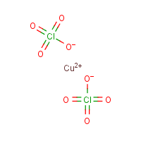 Cupric perchlorate formula graphical representation
