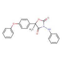 Famoxadone formula graphical representation