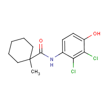 Fenhexamid formula graphical representation