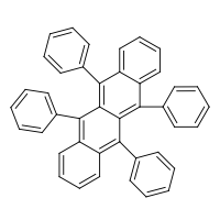 Rubrene formula graphical representation