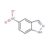 5-Nitroindazole formula graphical representation