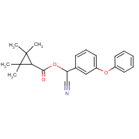 Fenpropathrin formula graphical representation