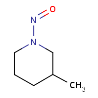 1-Nitroso-3-pipecoline formula graphical representation