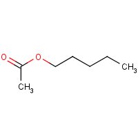 n-Amyl acetate formula graphical representation