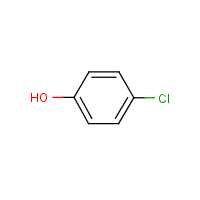 4-Chlorophenol formula graphical representation