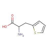 beta-2-Thienyl-DL-alanine formula graphical representation