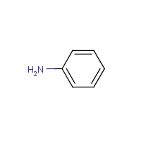 Aniline formula graphical representation