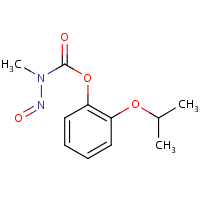 N-Nitrosopropoxur formula graphical representation